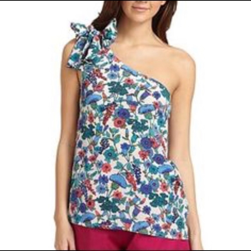 French Connection One Shoulder Top